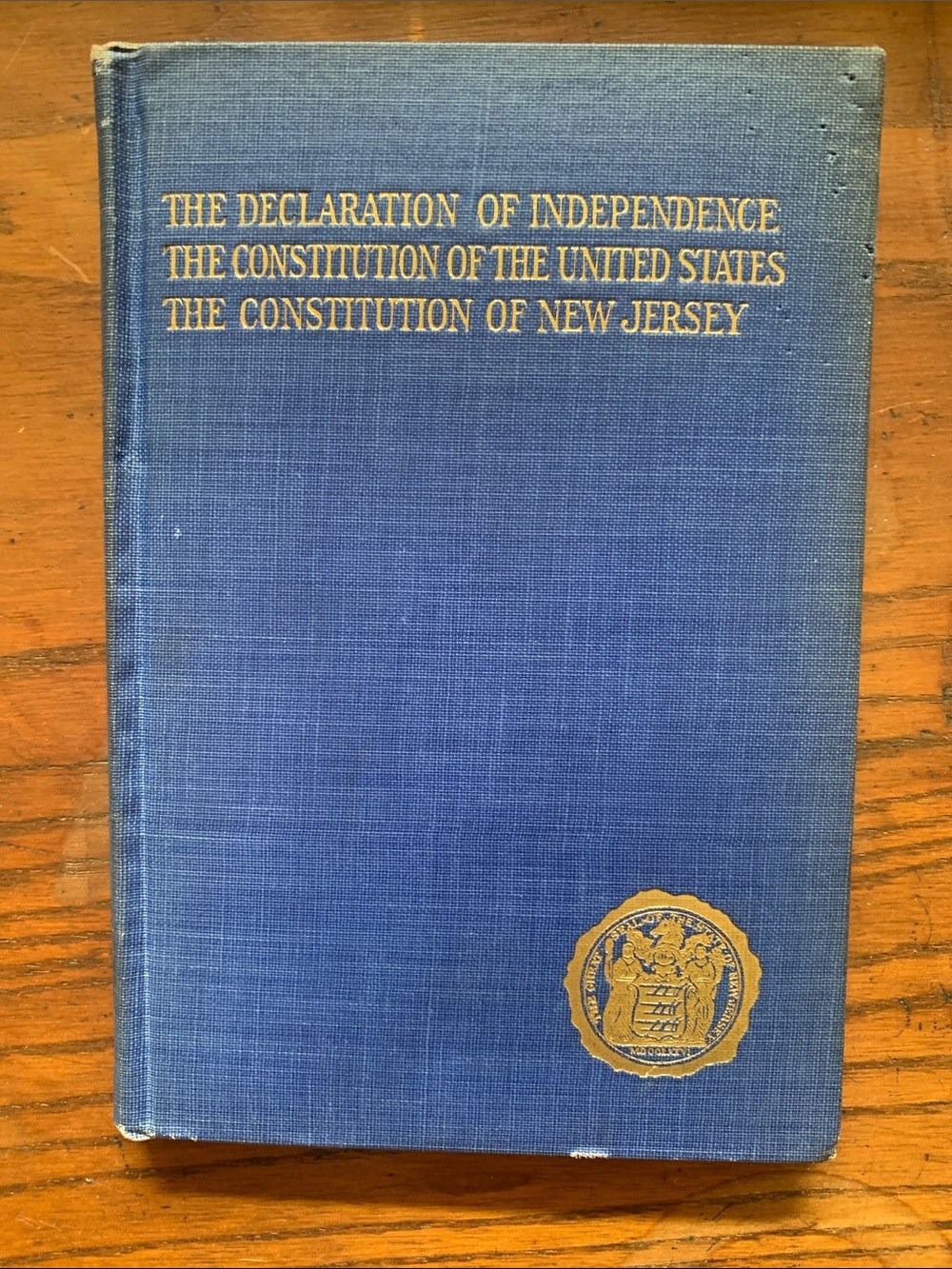 The Declaration of Independence / Constitutions — Blue Hardcover